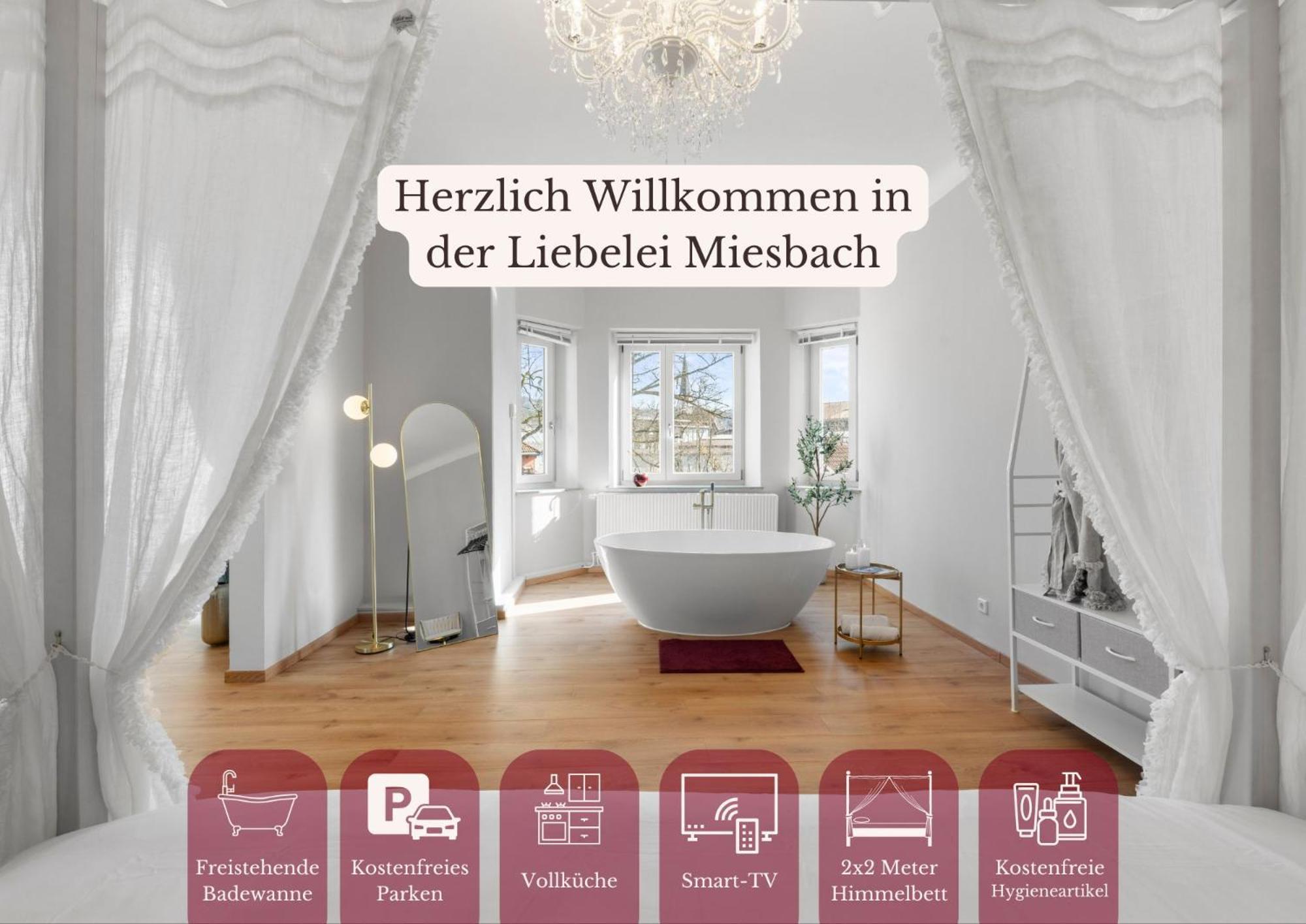 Liebelei Miesbach - Boutique-Apartment Mit Terrasse Im Zentrum Eksteriør billede